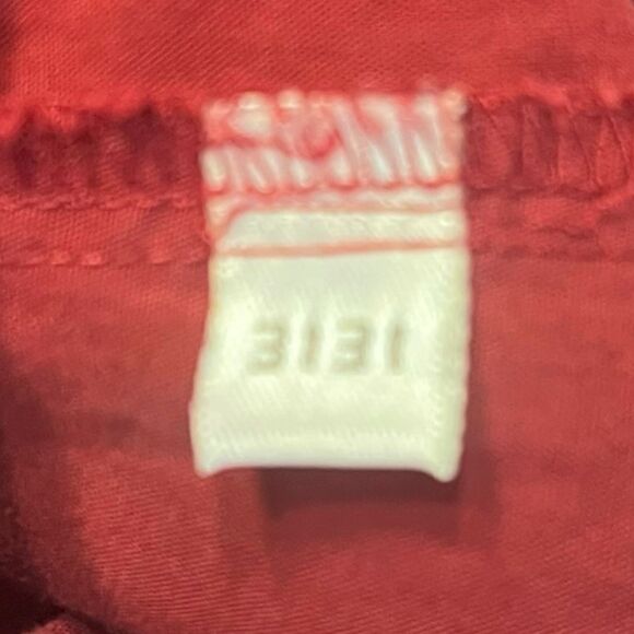 Casual Corner Red Cotton Button Down Shirt Women’s 4 Long Sleeve Vintage Y2K - Picture 10 of 11